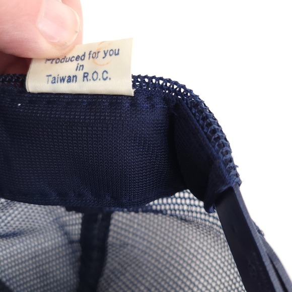 Vintage Ford Trucks Built Ford Tough Hat Blue Foam Excellent Snap Back 80s 90s - Picture 6 of 7